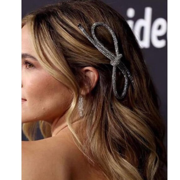 Rhinestone Crystal Hair Clip - Picture 6 of 6